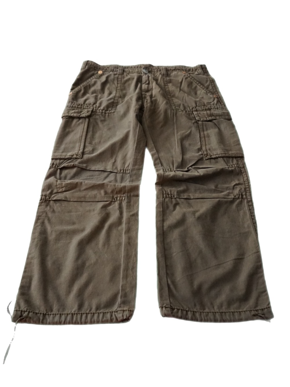 True Religion Olive Green Utility Cargo Pants Size 40